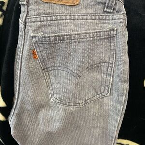 Vintage Levi's Orange Tab Light Gray Relaxed Jeans
